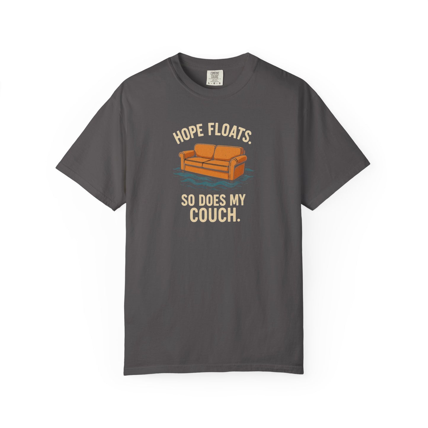 My Couch Floats Too Unisex Garment-Dyed T-shirt